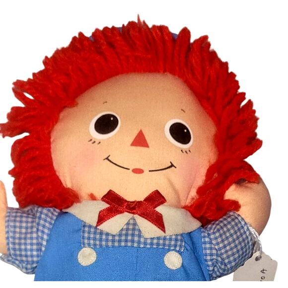 9 1/2" Vintage 1989 Baby Raggedy Andy By Playskool EUC - Picture 3 of 8